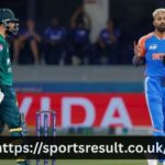 India National Cricket Team Vs Pakistan National Cricket Team Match Scorecard