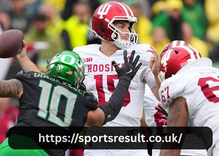 Oregon Ducks Football Vs Indiana Hoosiers Football Match Player Stats